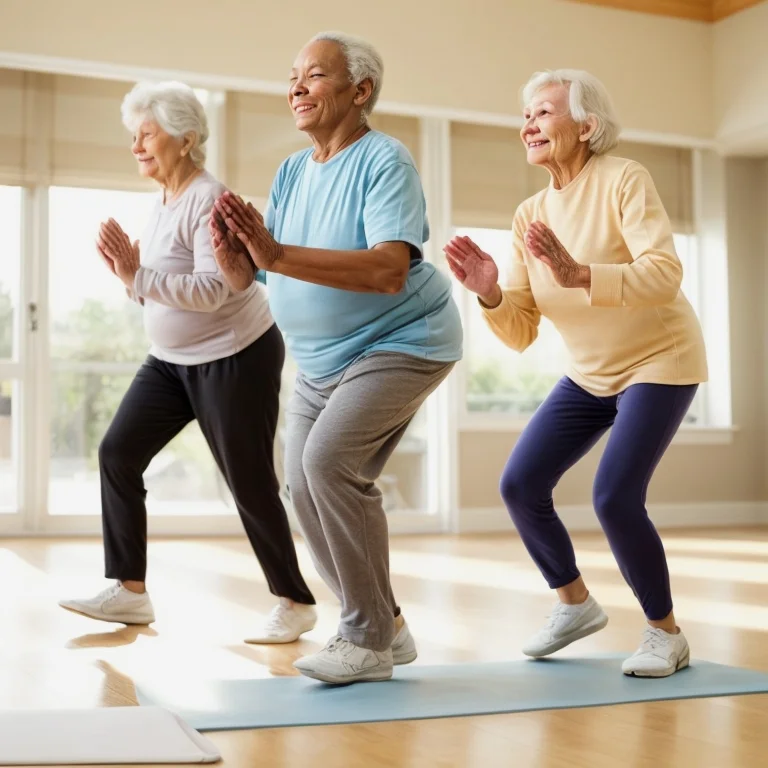 Seniorinnen und Senioren beim Vitalitätstraining