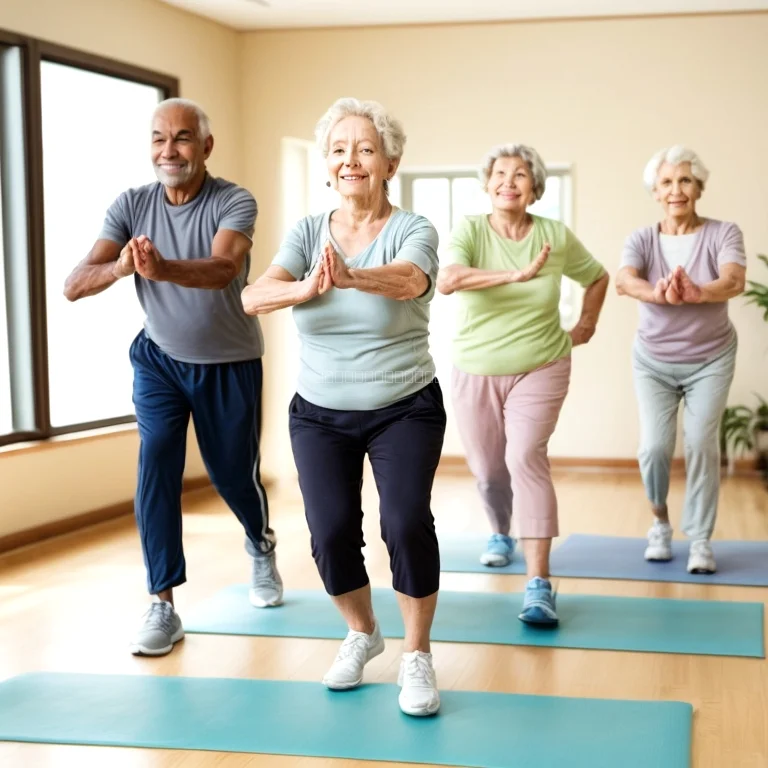 Senioren bei einem Vitalitätsprogramm im Schweizer Zentrum von VitalOTop